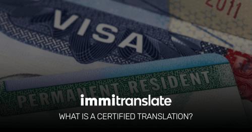 "What is a certified translation"